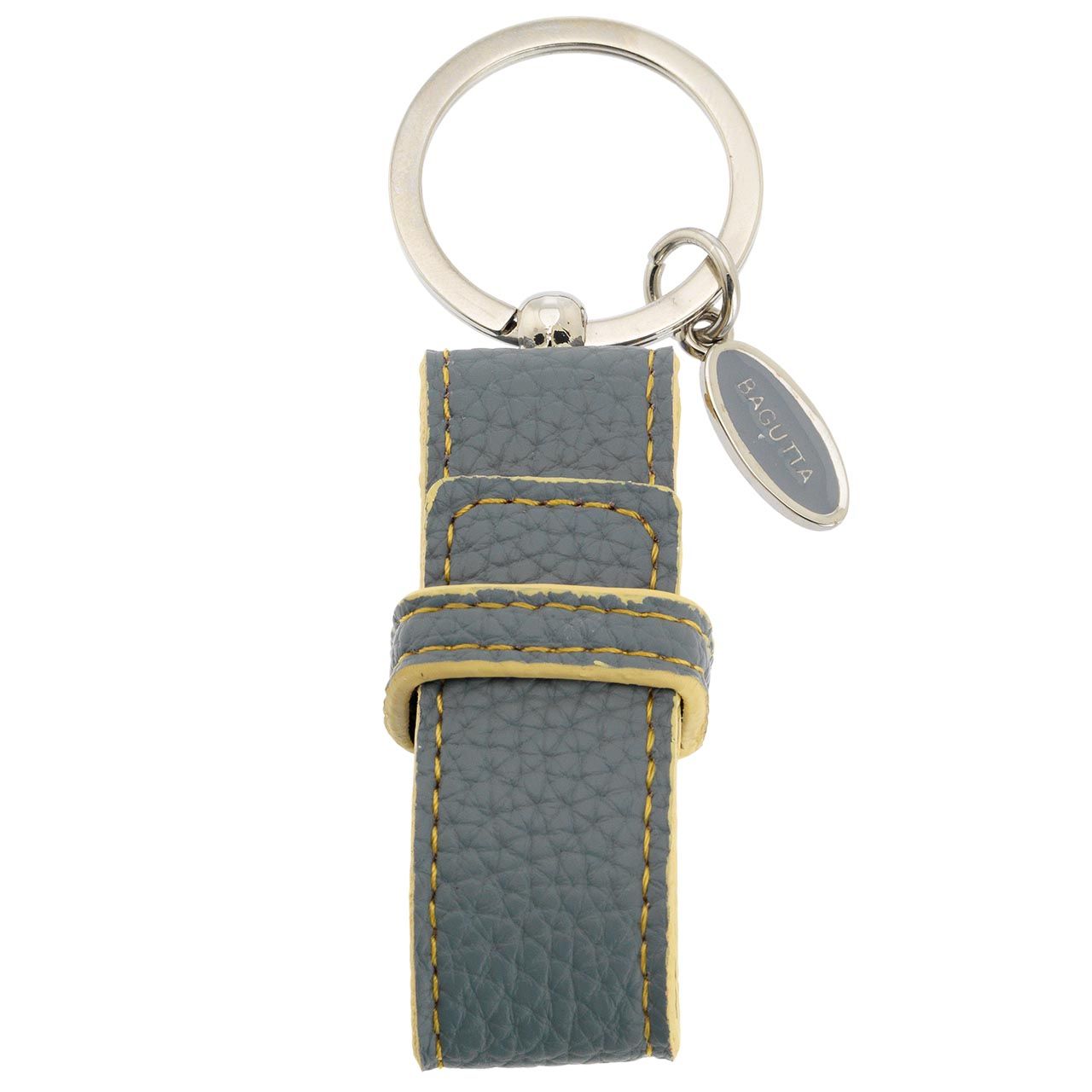 PORTACHIAVI CON USB - GRIGIO/GIALLO